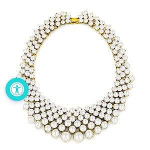 EyeCandy Los Angeles pearl choker necklace